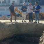 Los trabajos arqueológicos sacan a la luz nuevos elementos originales de la estación de tren